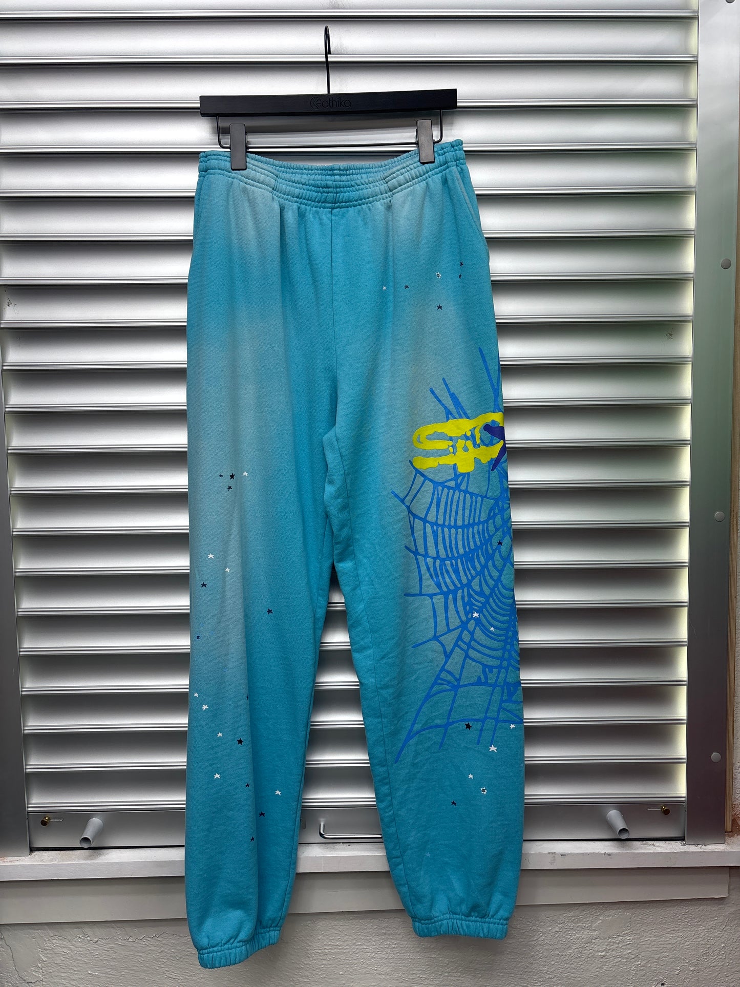 Spider Aqua Sweatpants - L