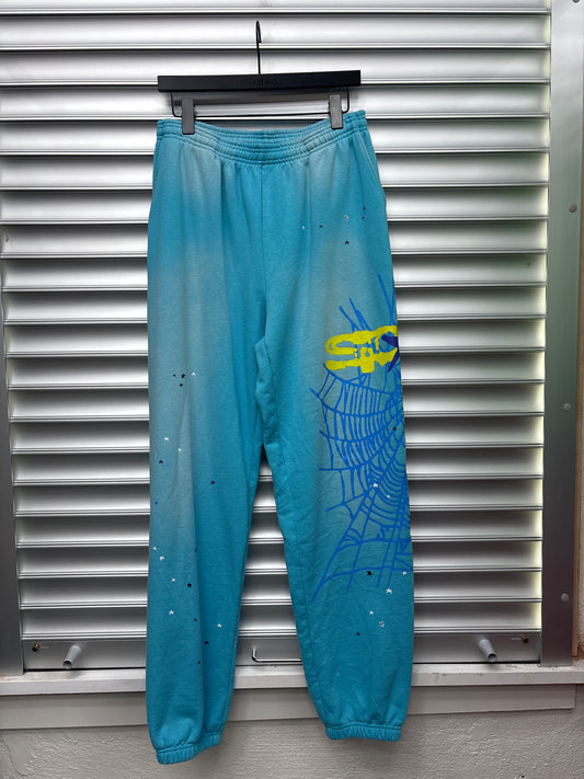 Spider Aqua Sweatpants - L