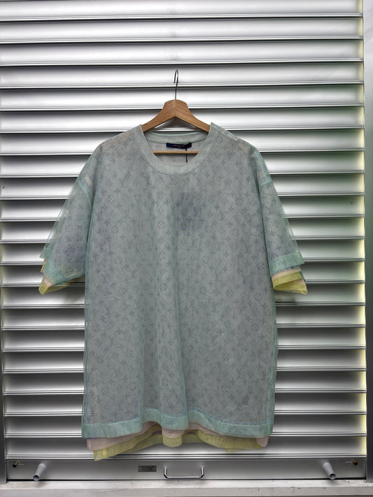 Louis Vuitton Monograme Tulle Tee - XL