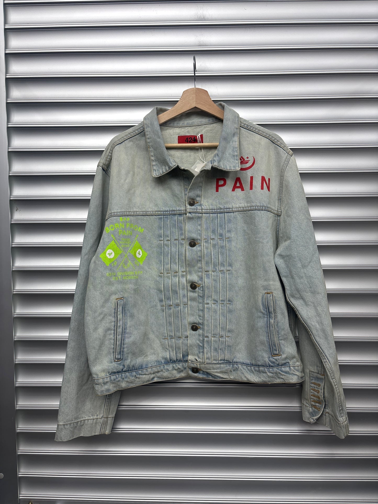 424 Sicko Denim Jacket - L