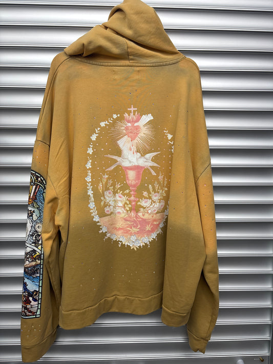 Who Decides War Gold Hoodie - XXL