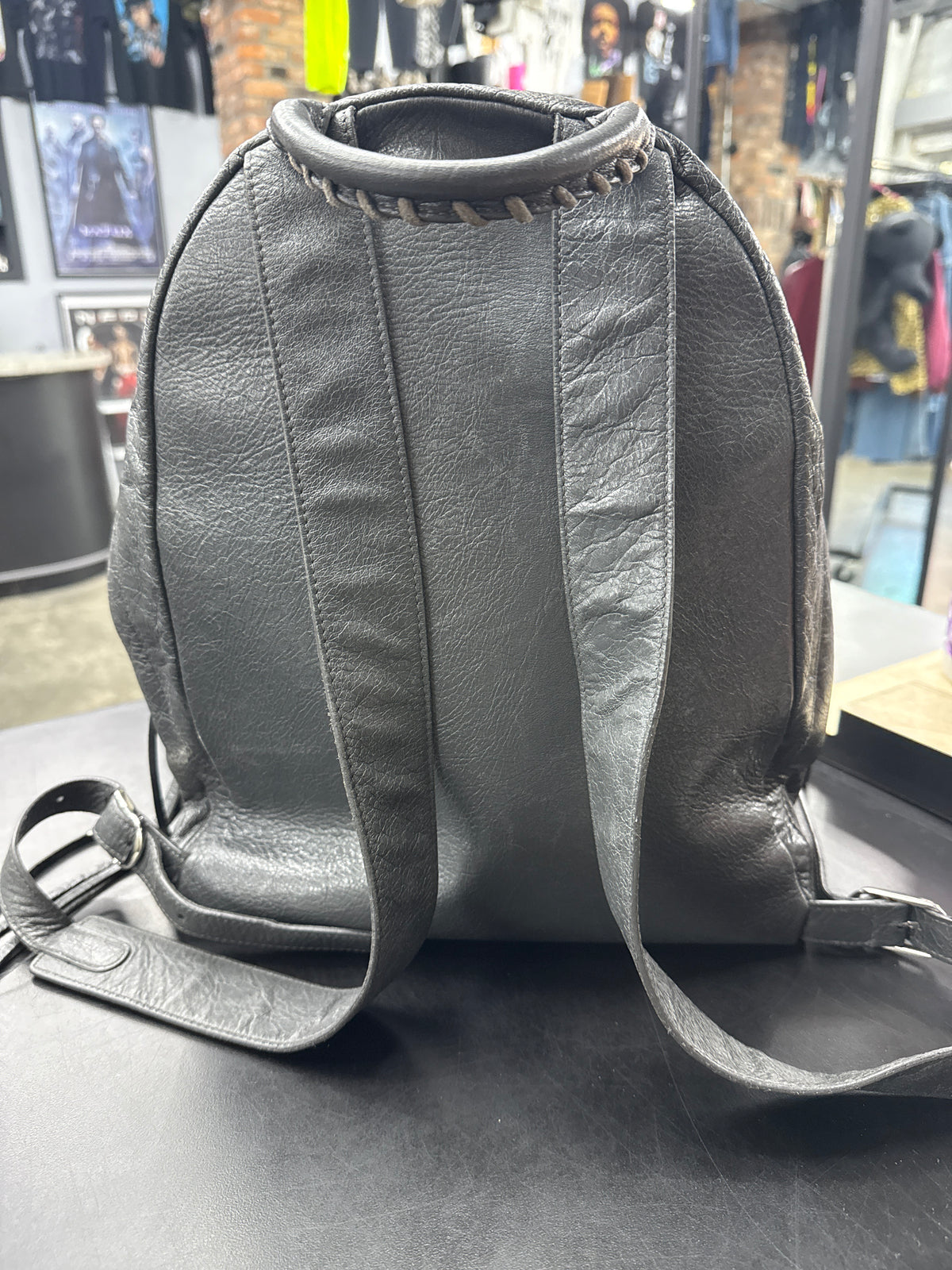 Balenciaga Leather City Bookbag **