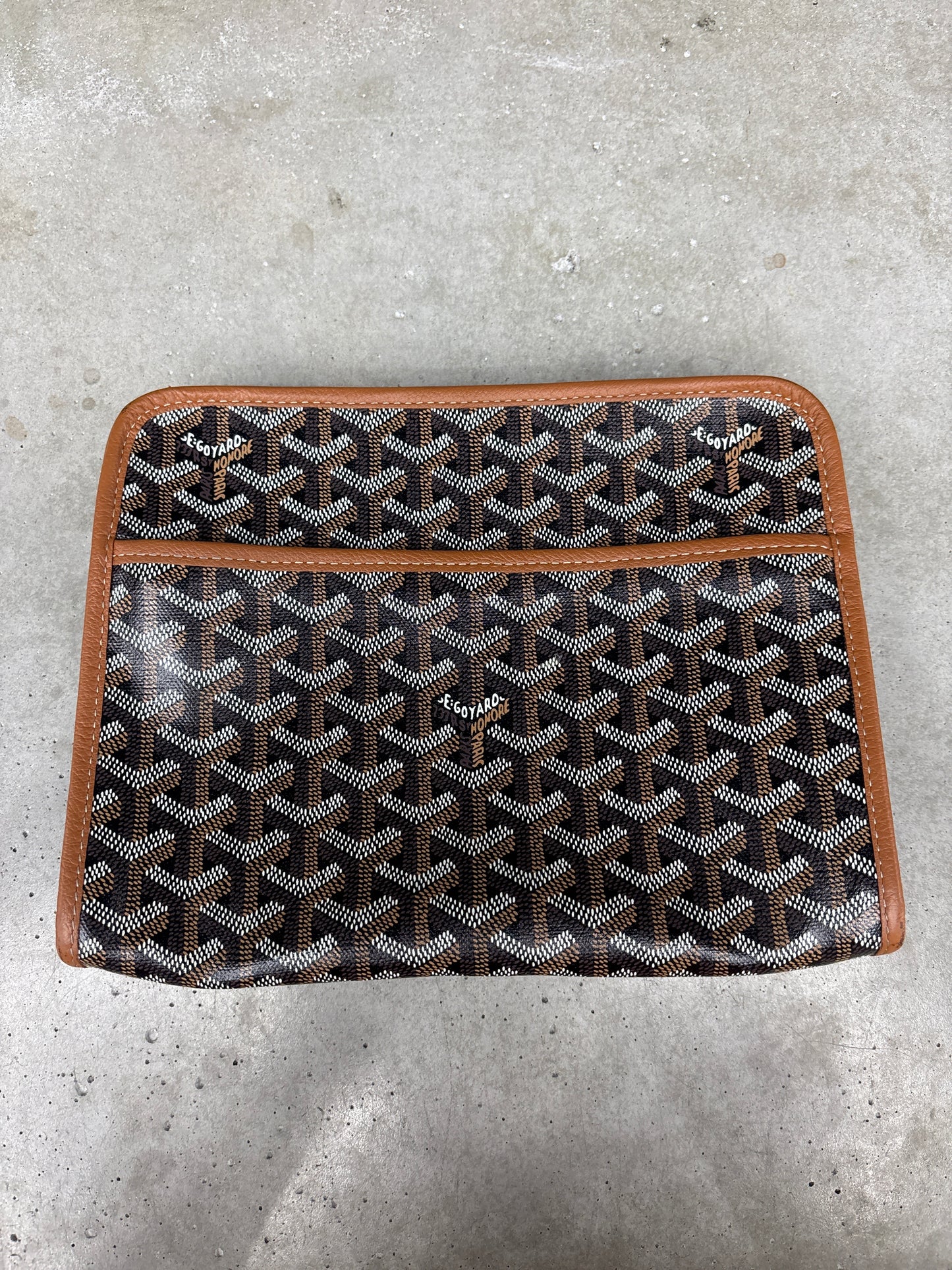 Goyard Brown Pouch
