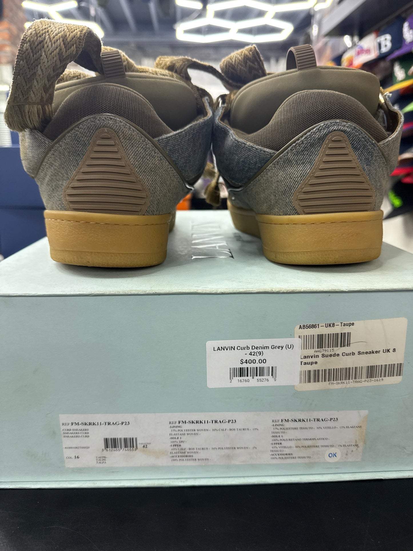 LANVIN Curb Denim Grey (U) - 42(9)