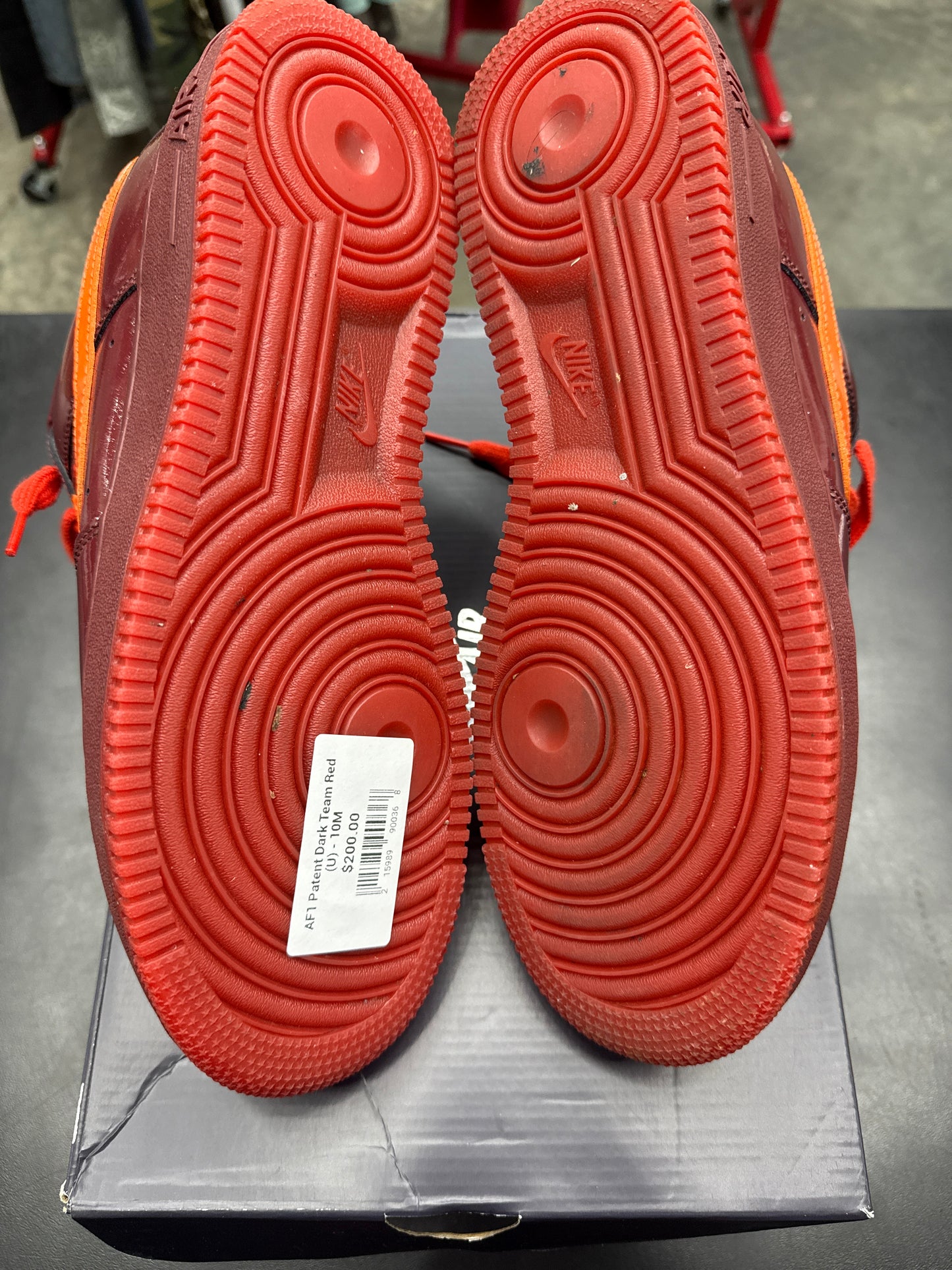 AF1 Patent Dark Team Red (U) - 10M