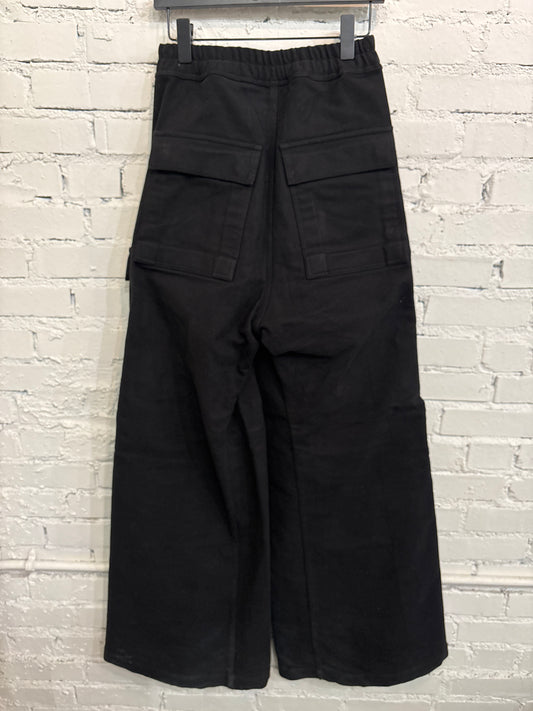 Rick Owens Black Cord Bela Cargos - 46