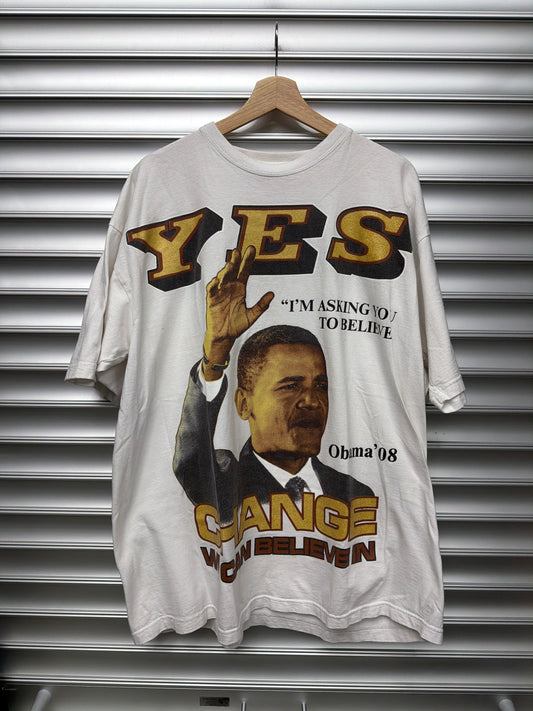 Vintage Obama YES Tee - XL**