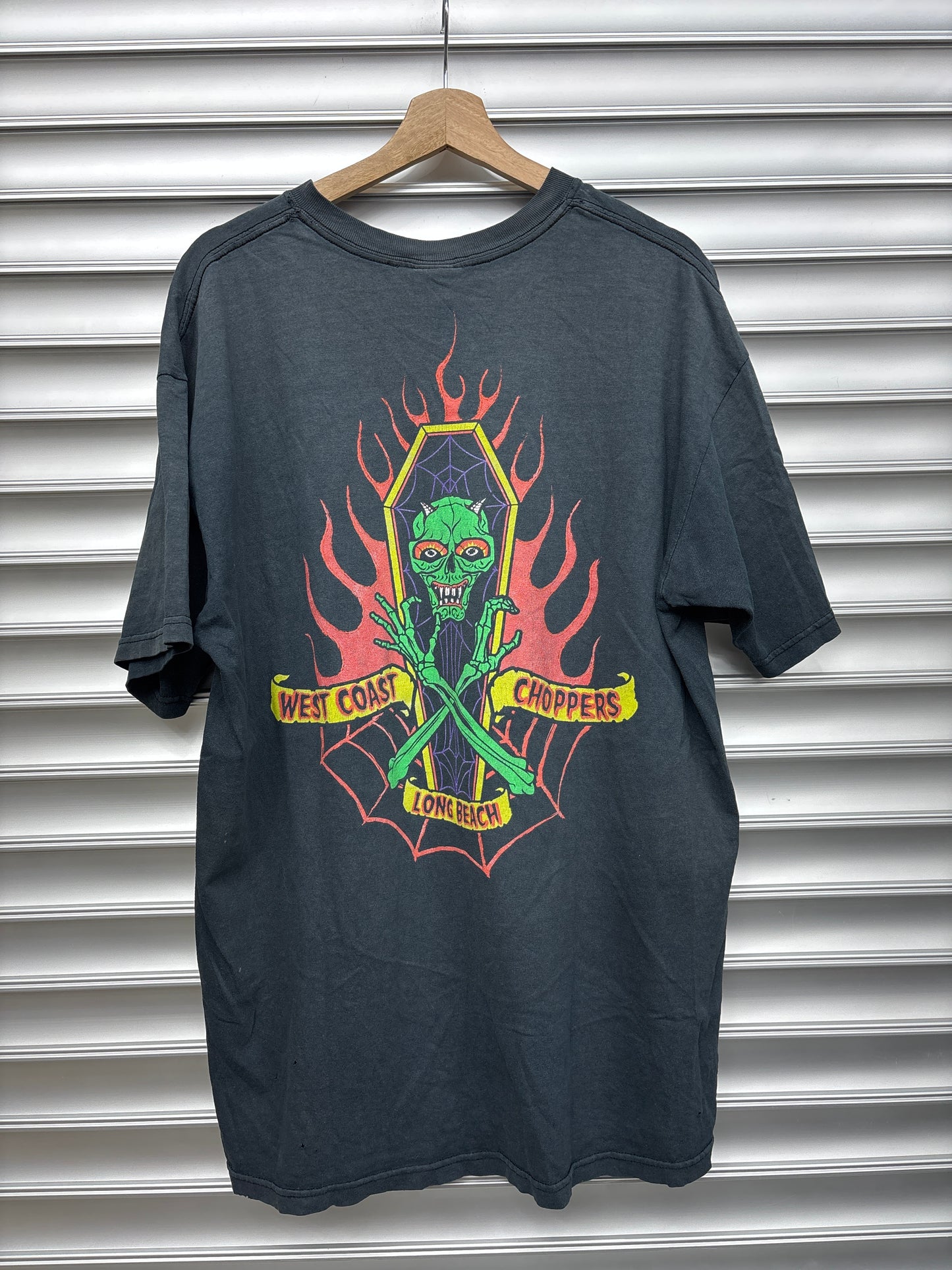 Vintage West Coast Choppers Rasta Tee - XL