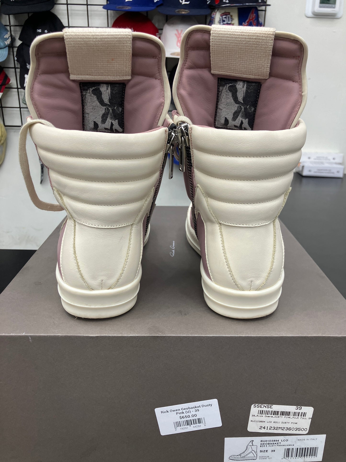 Rick Owen Geobasket Dusty Pink (U) - 39