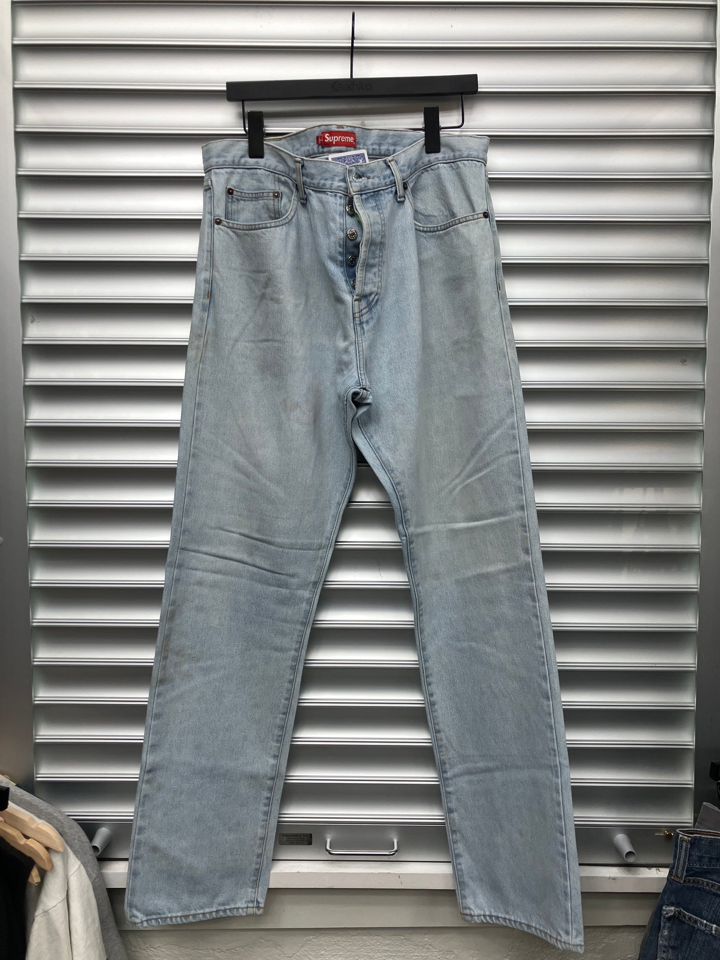 Supreme Light Wash Denim - 36