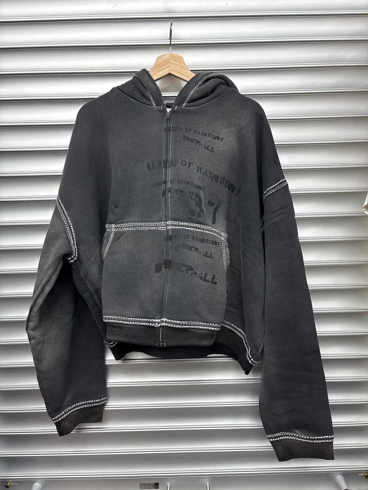 Raspberry Skunk Zip Up - S**