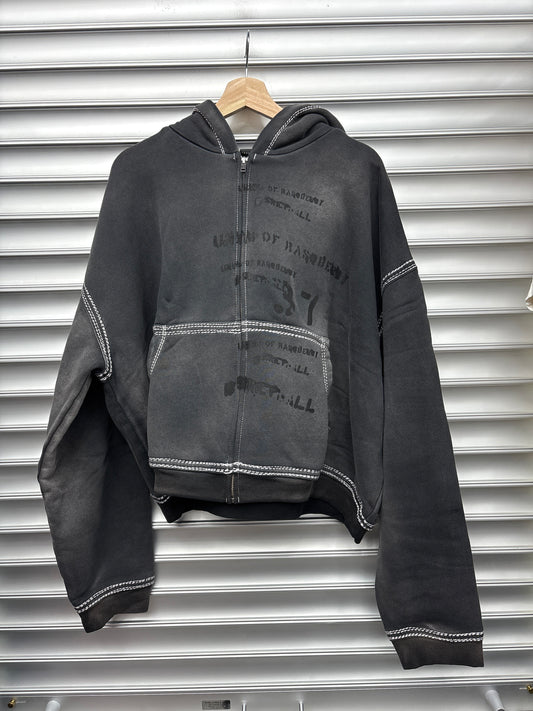 Raspberry Skunk Zip Up - S**