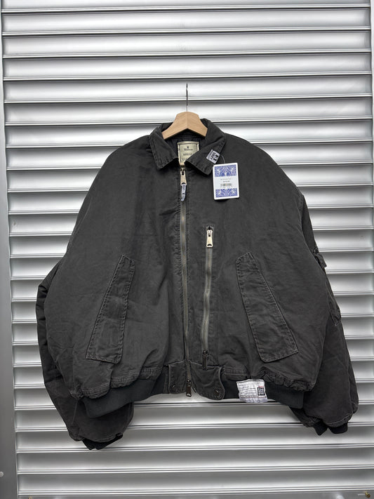 MMY Grey Bomber Jacket - L