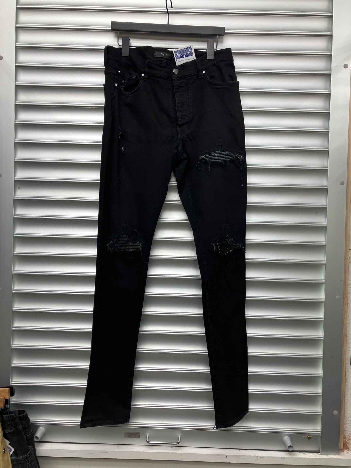 Amiri MX-1 Black Denim - 34