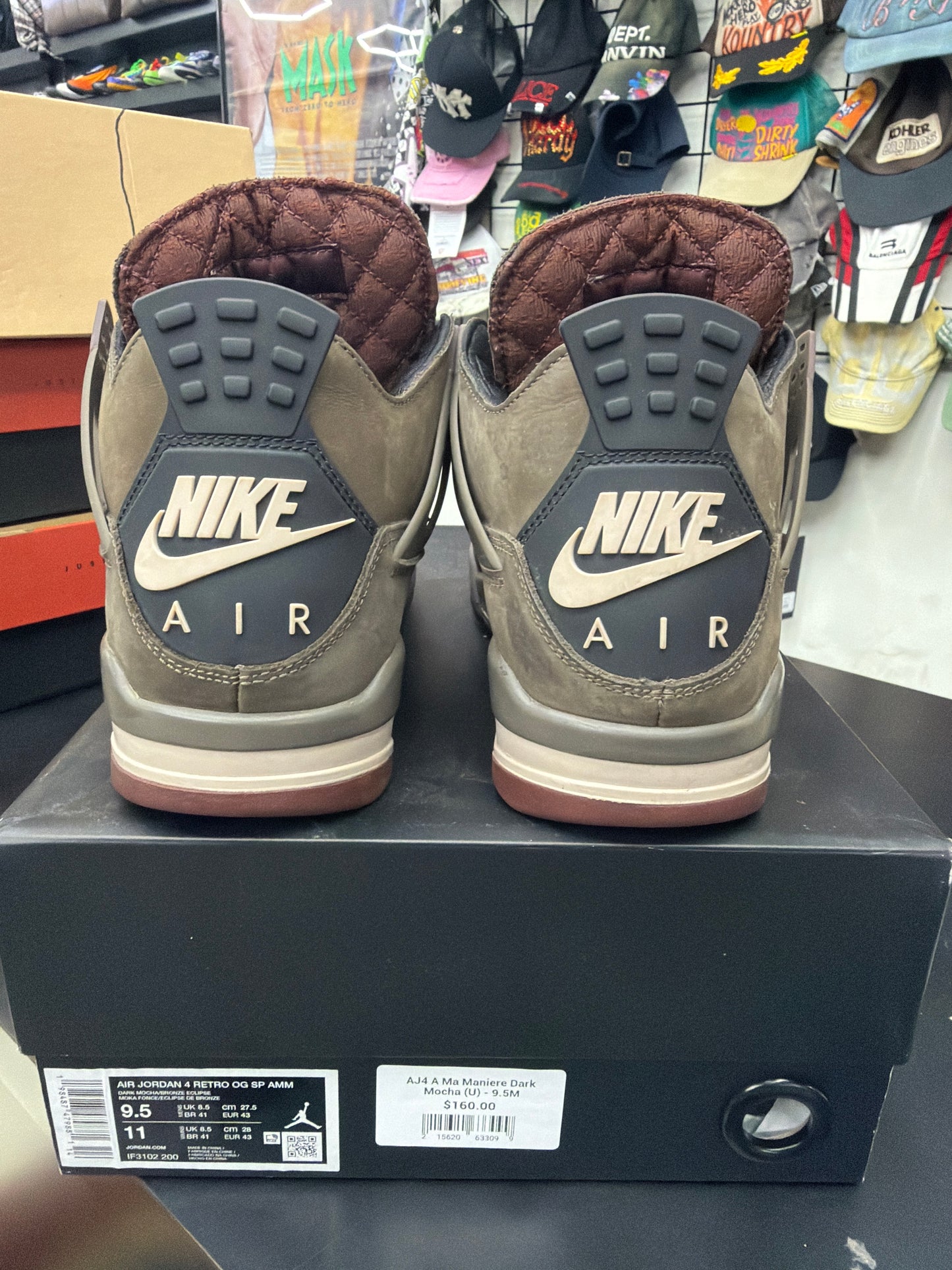 AJ4 A Ma Maniere Dark Mocha (U) - 9.5M