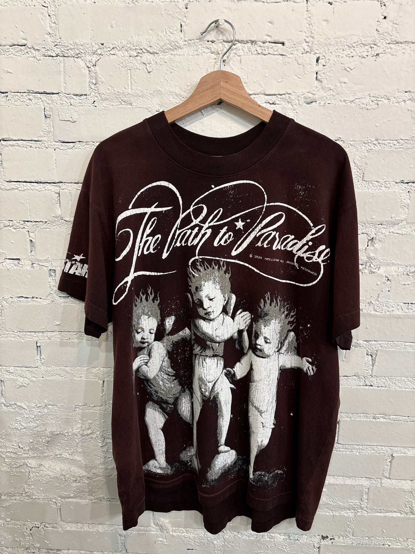 Hellstar Path To Paradise Brown Tee - M*