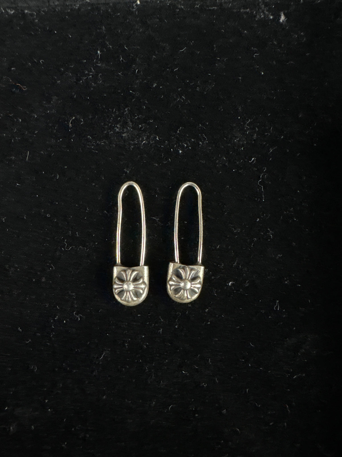 Chrome Hearts Silver Safety Pins**