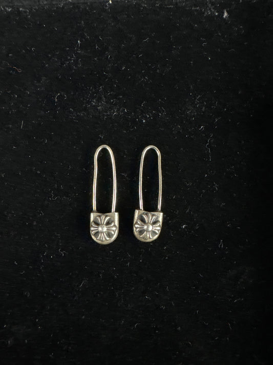 Chrome Hearts Silver Safety Pins**