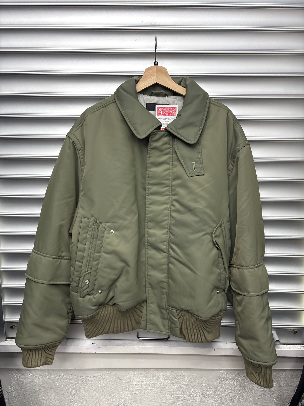 Helmut Lang Green Padded Jacket - XL **