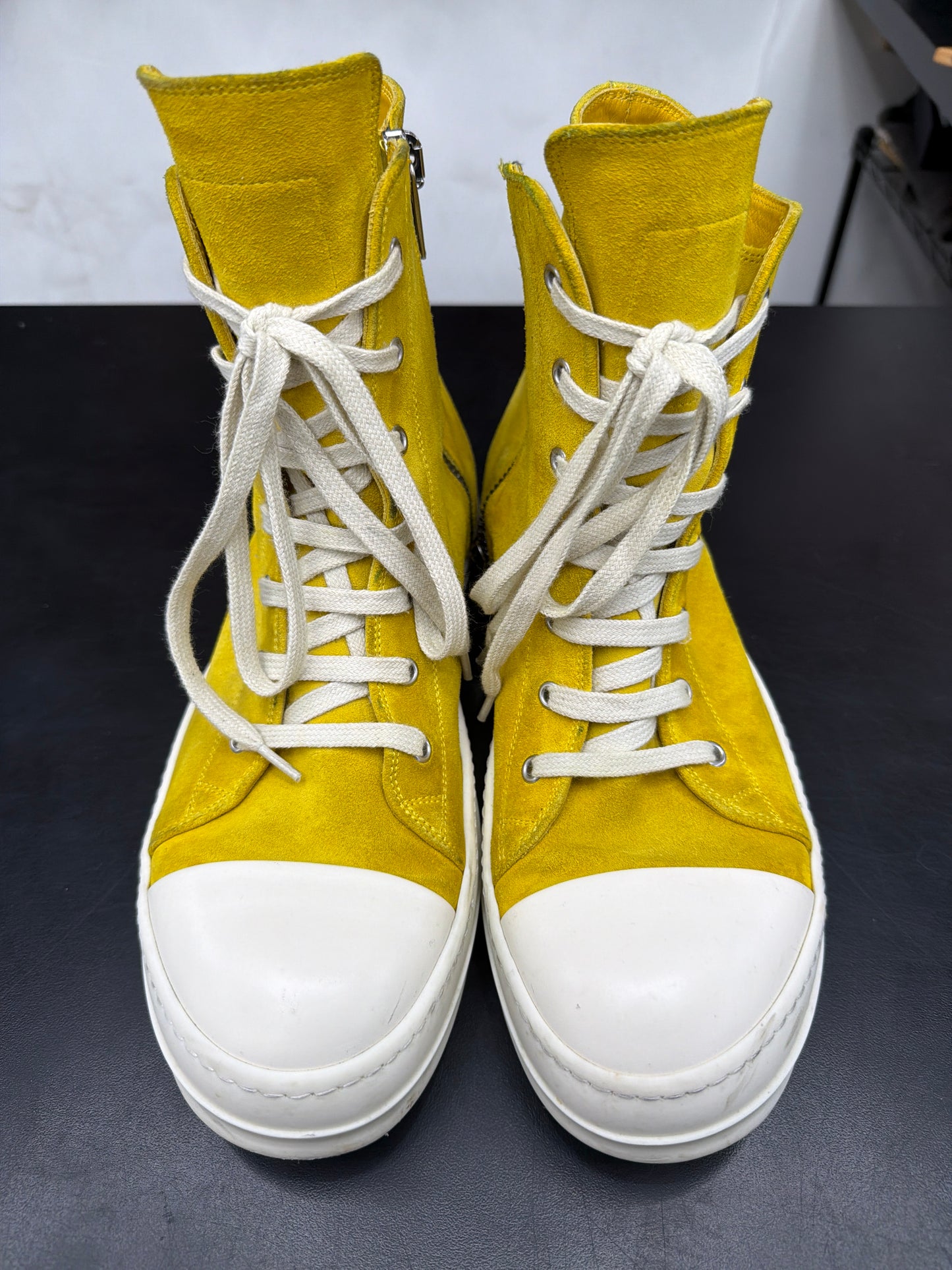 Rick Owen Ramone High Lemon Suede (U) - 43(10) (NB)