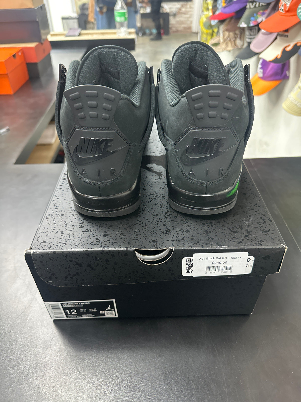 AJ4 Black Cat (U) - 12M **
