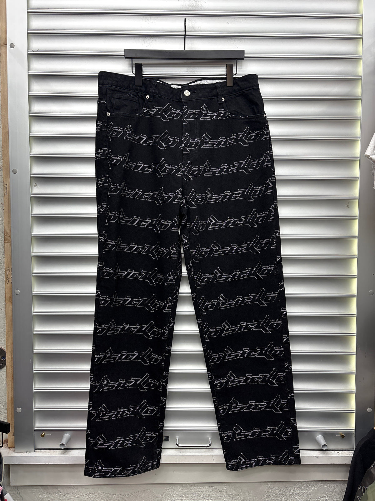 Sicko All Over Logo Denim - 38 **