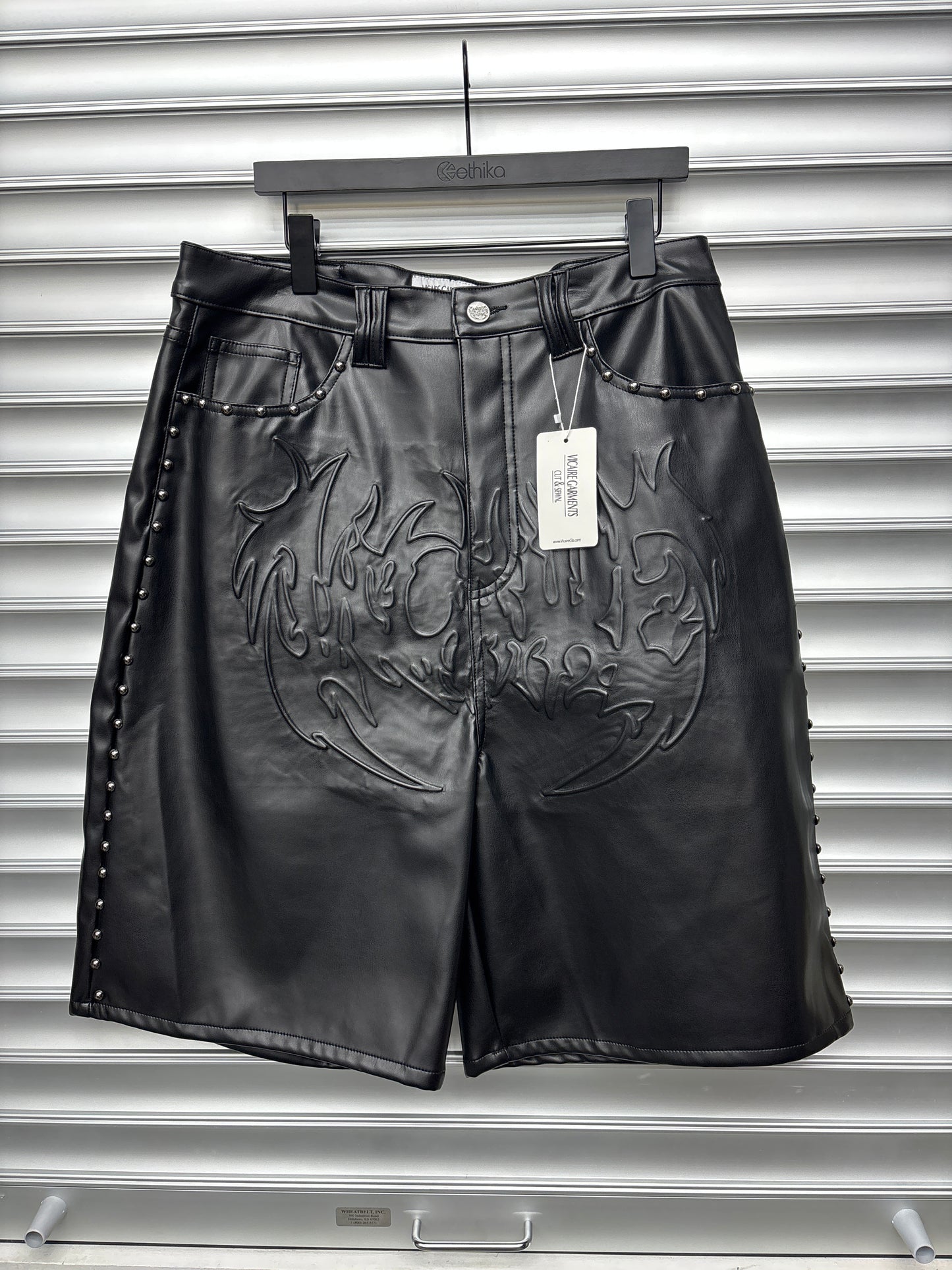 Vicaire Leather Shorts - 36