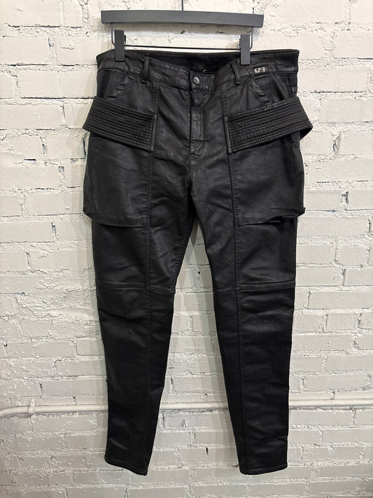 Rick Owens Wax Creatch Cargos - 36