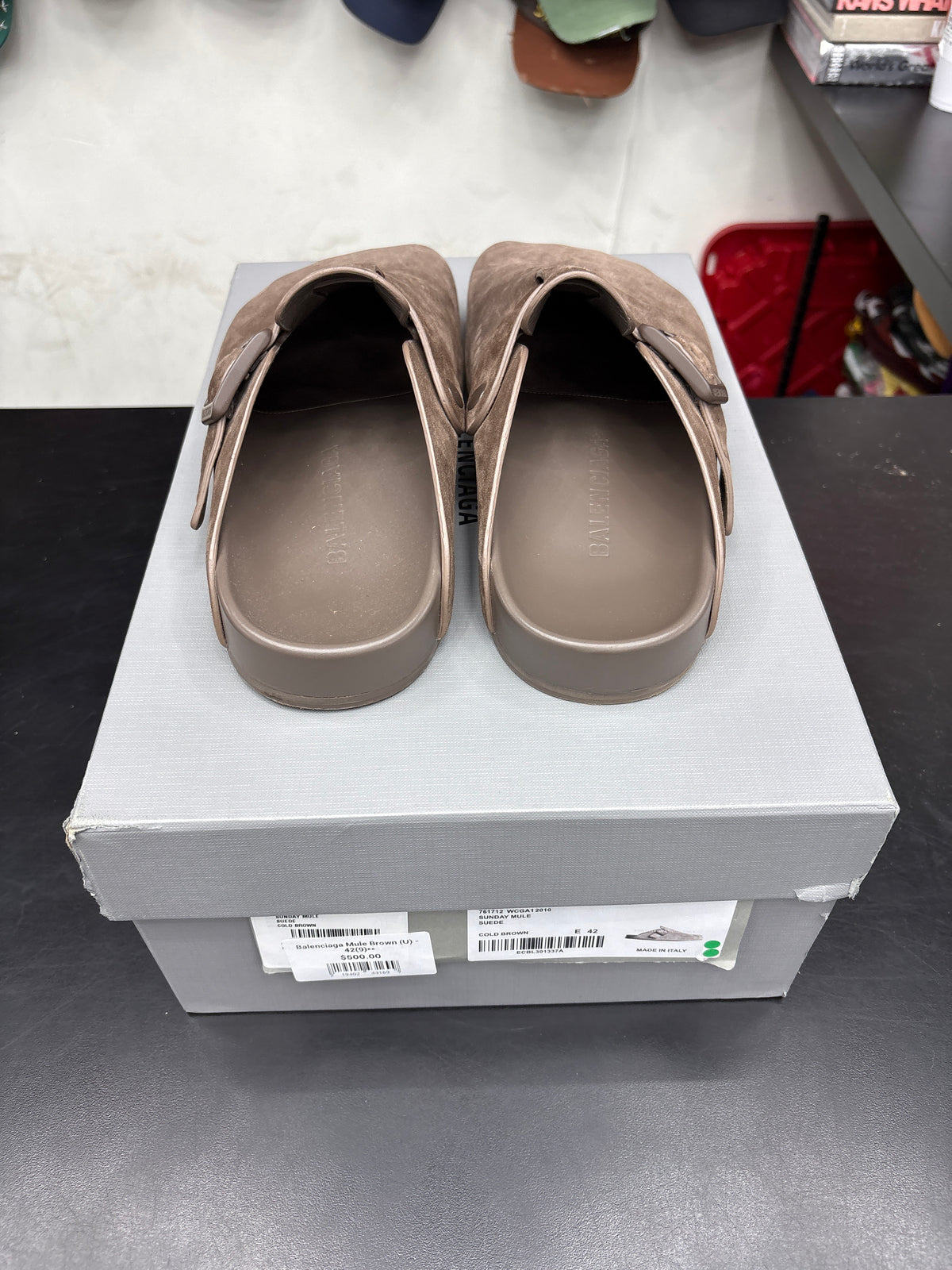 Balenciaga Mule Brown (U) - 42(9)**
