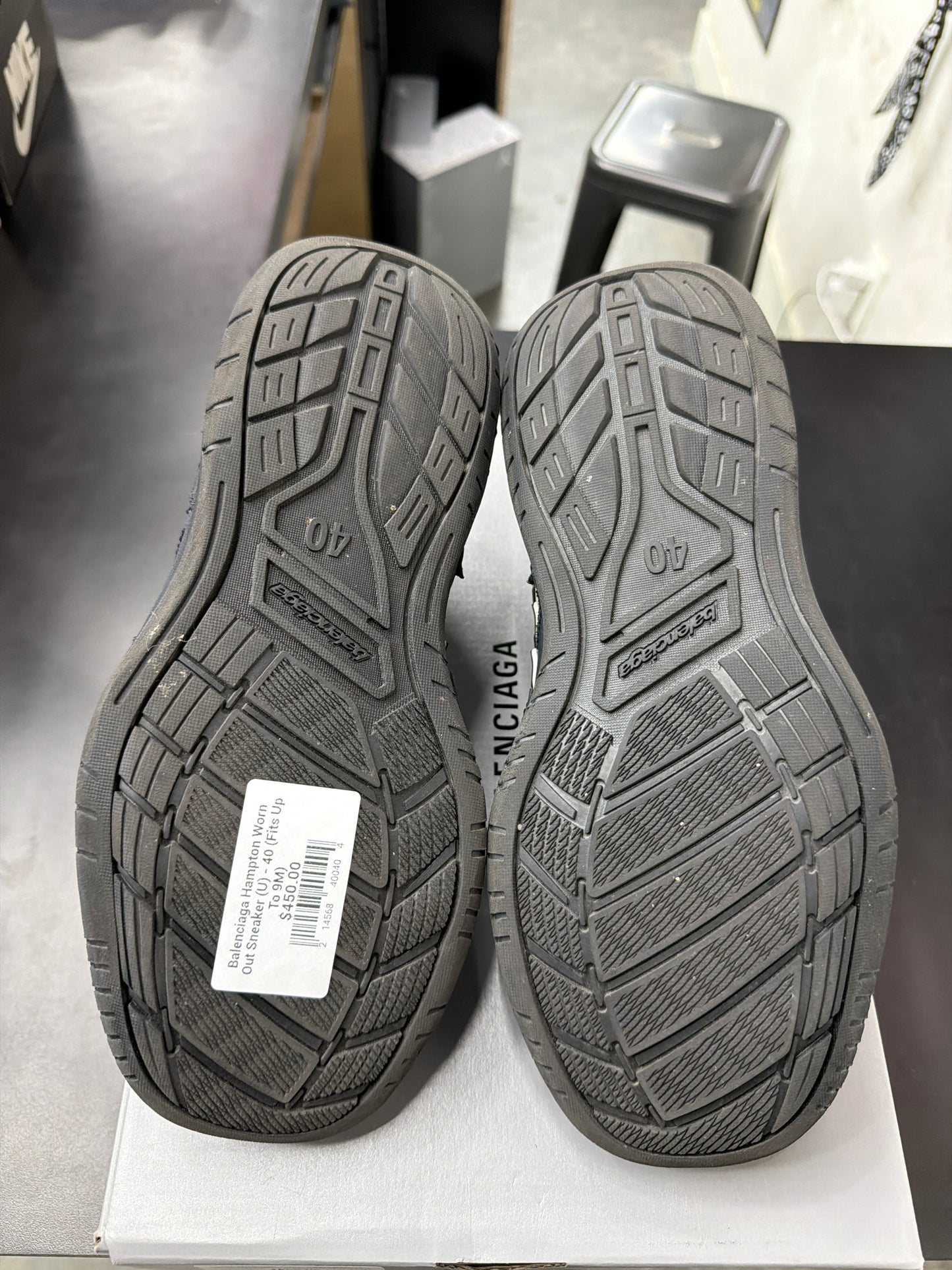 Balenciaga Hampton Worn Out Sneaker (U) - 40 (Fits Up To 9M)
