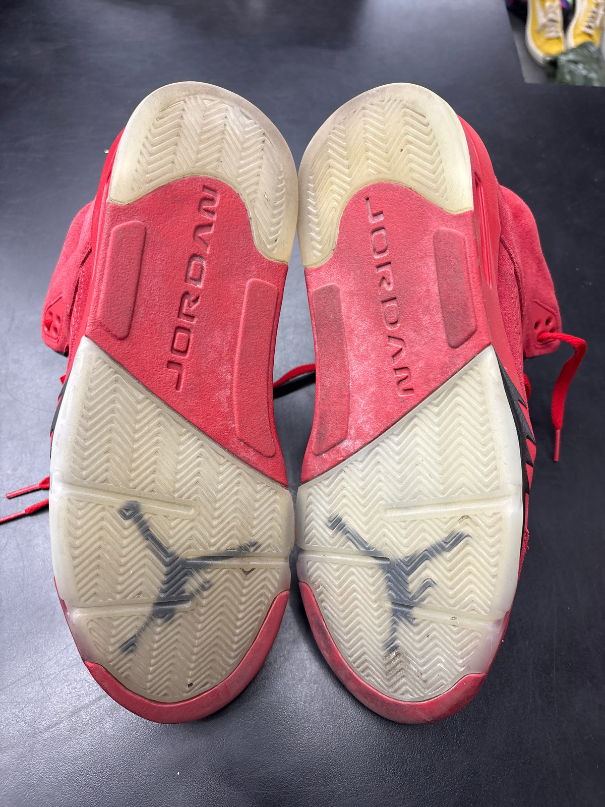 AJ5 Red Suede (U) - 11M** (NB)
