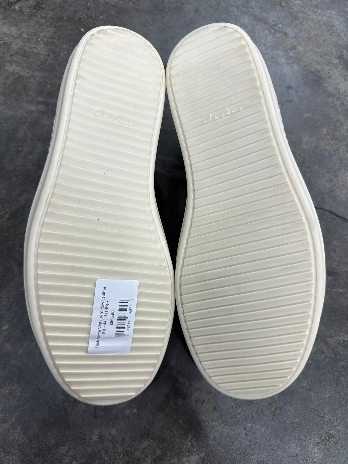 Rick Owen Vintage Yellow Leather (U) - 44(11) (NB)**