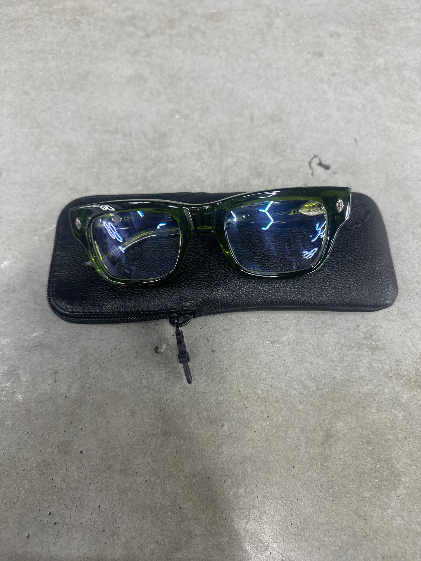 Chrome Heart Crypdic Green Frames