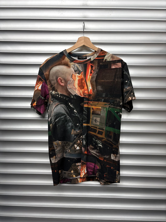CDG Mesh All Over Print Shirt - M**