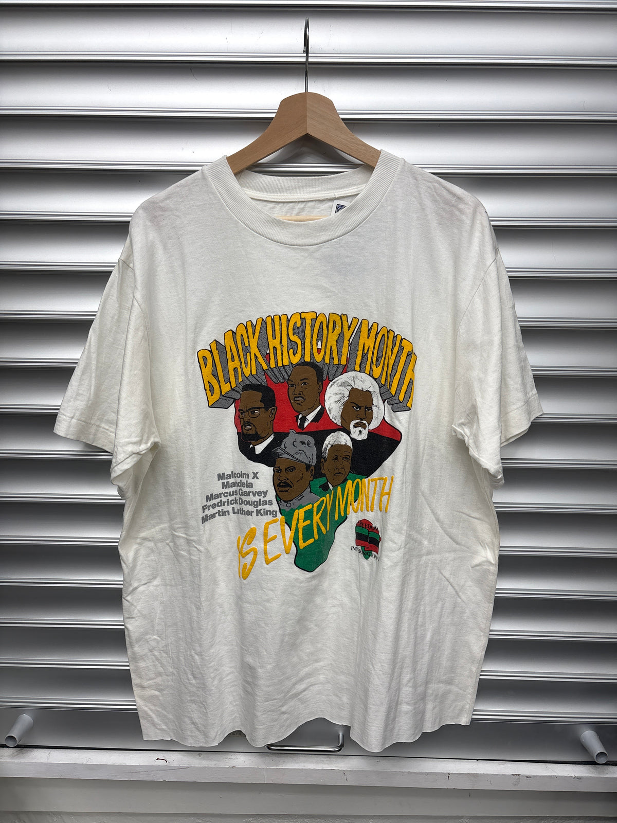 Vintage Black History Month Tee - XL**