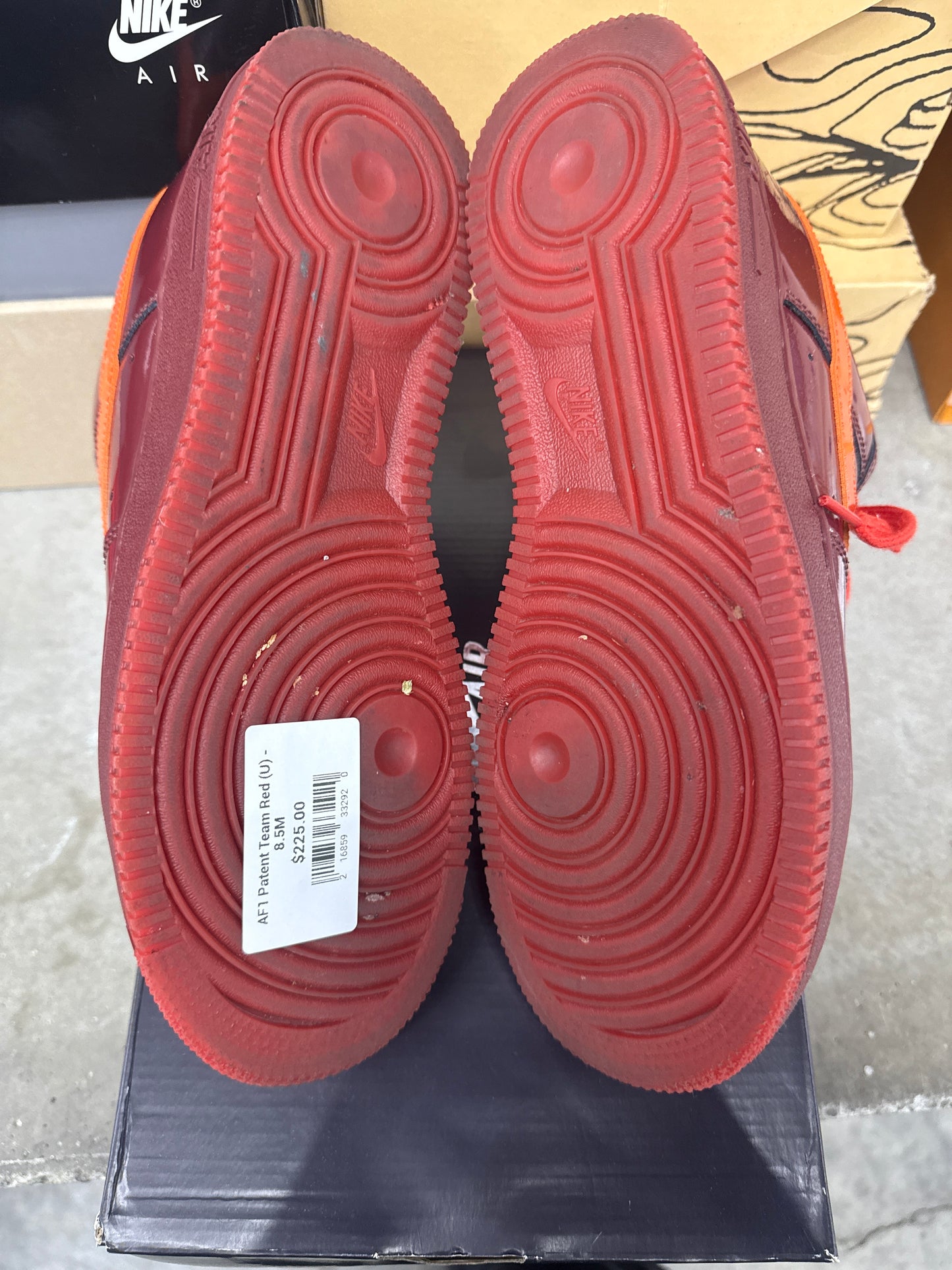 AF1 Patent Team Red (U) - 8.5M