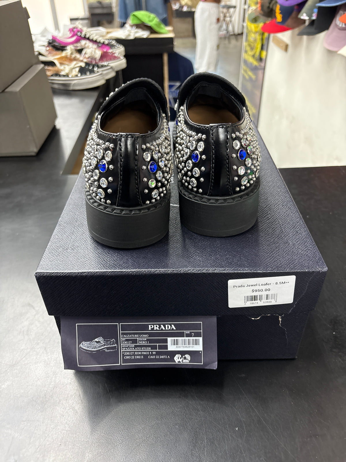 Prada Jewel Loafer - 8.5M**