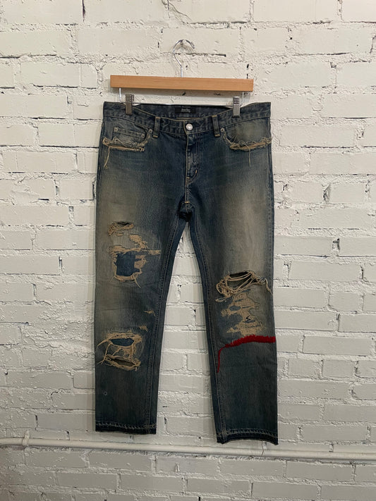 Undercover 68 Red Yarn Denim - 4
