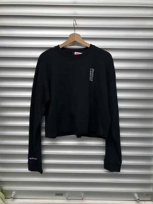 Chrome Heart Black Cropped Sweater - L