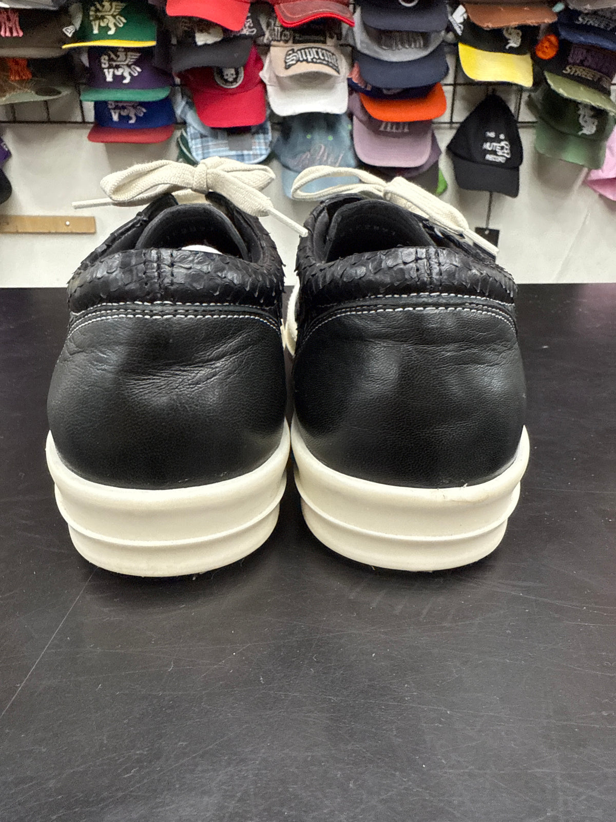 Rick Owen Vintage Black Python (U) - 44(11) (NB)**