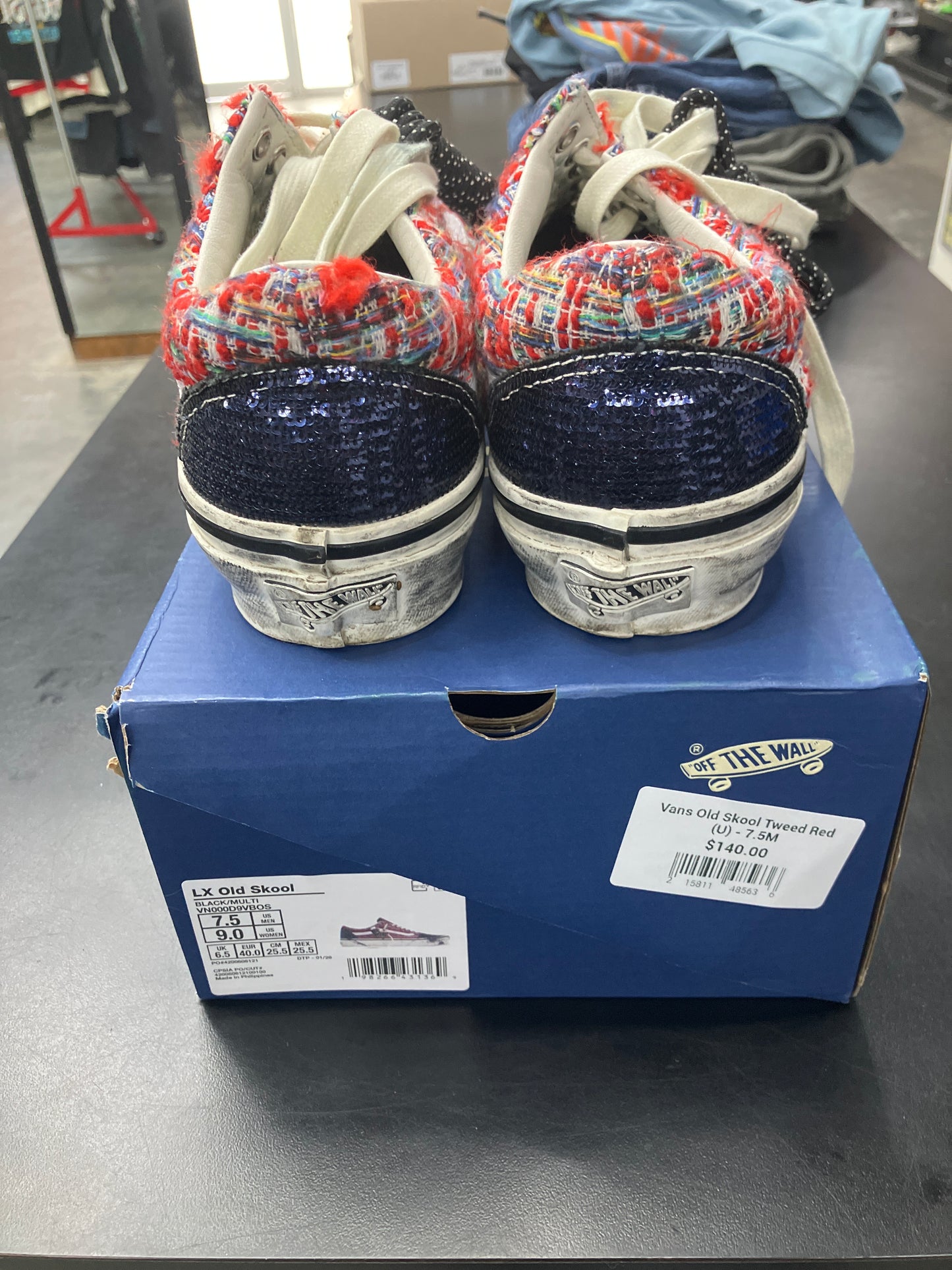 Vans Old Skool Tweed Red (U) - 7.5M