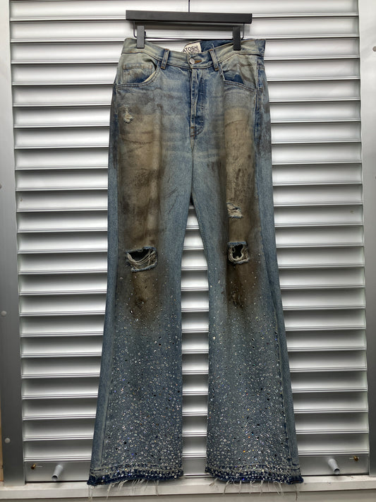 Satoshi Mud Wash Jewel Denim - M