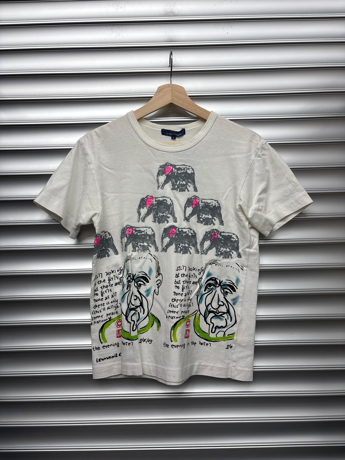 CDG Leonard Cohen Shirt - S**