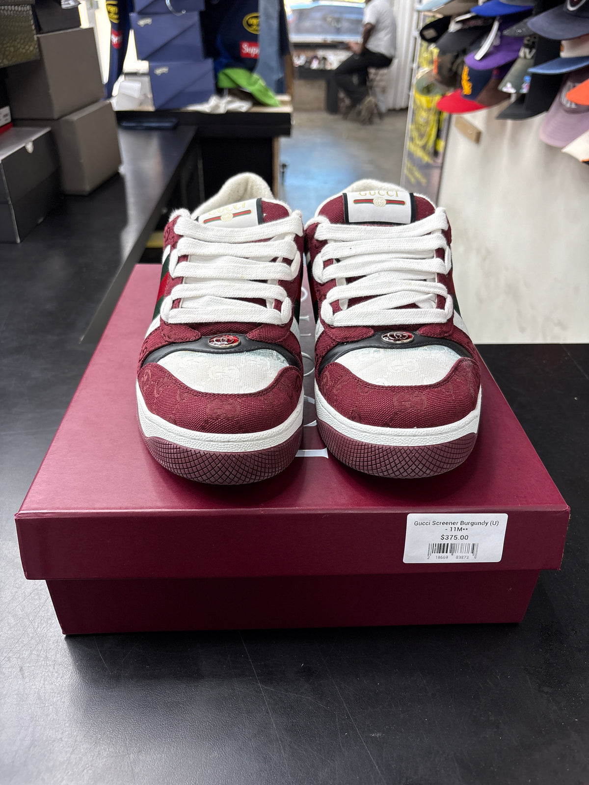 Gucci Screener Burgundy (U) - 11M**