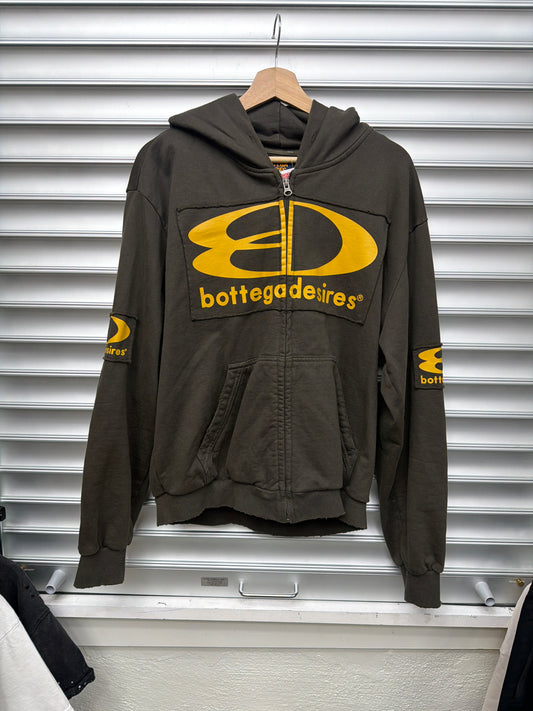 Bottega Desires Olive Zip Up - L