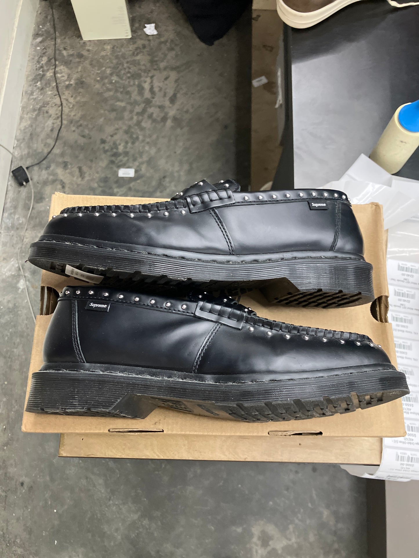 Supreme Studded Penton Loafers (U) - 44
