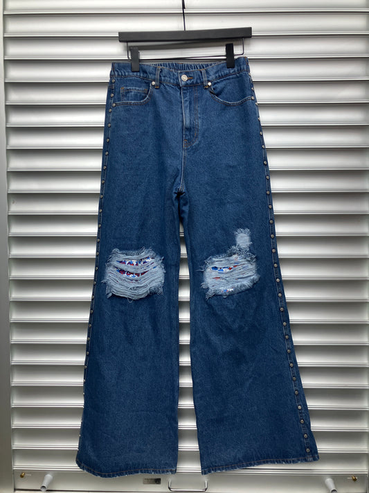 Sicko Studded Denim - L