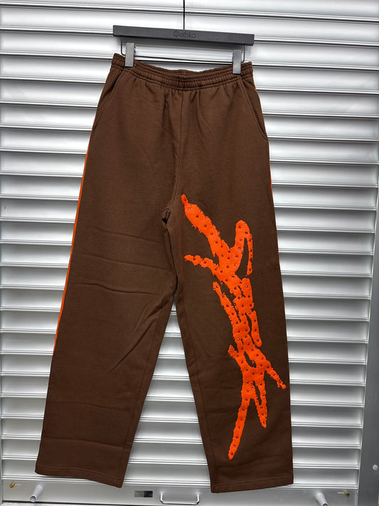 Spider Orange Eagle Sweatpants - M