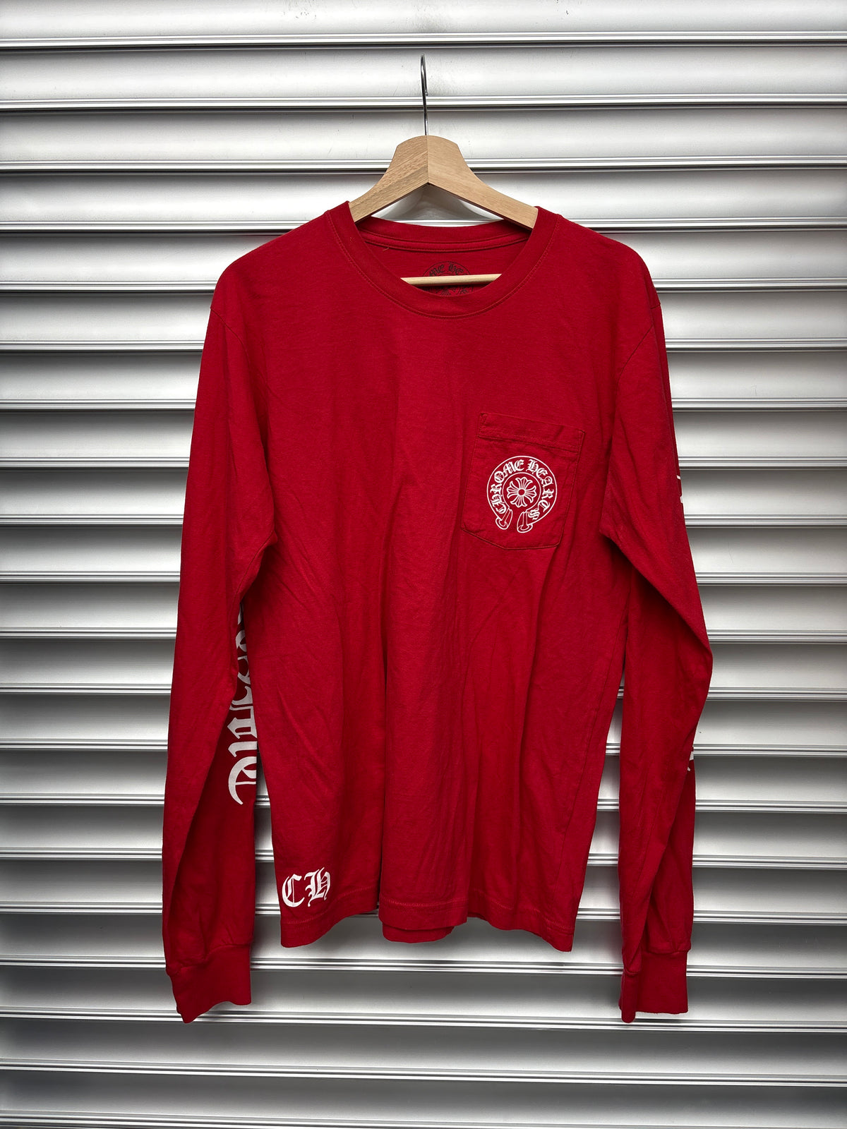 Chrome Hearts Red Longsleeve - M**