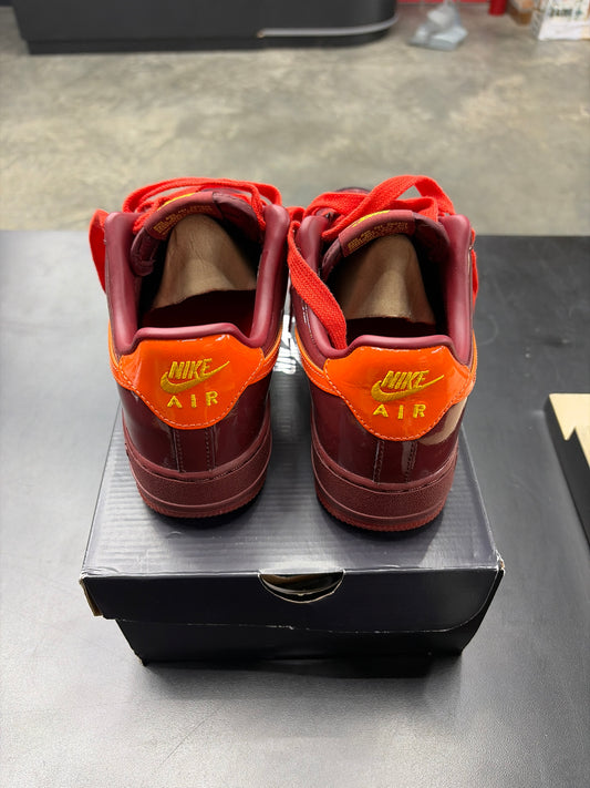 AF1 Patent Dark Team Red (U) - 7M